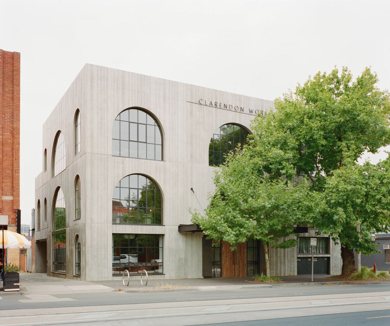 Clarendon, South Melbourne — arched masonry facade