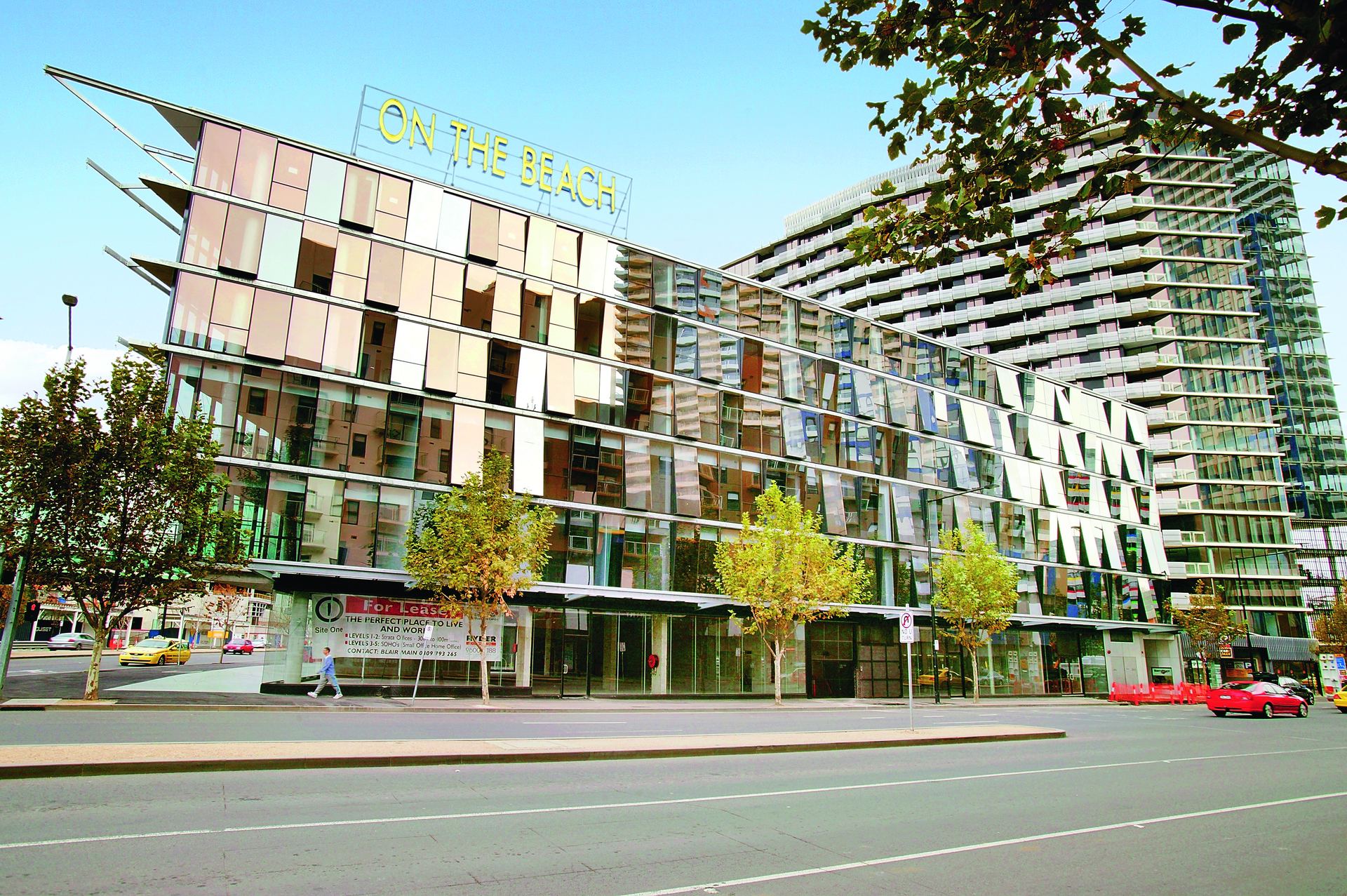 Site One, Docklands — street frontage