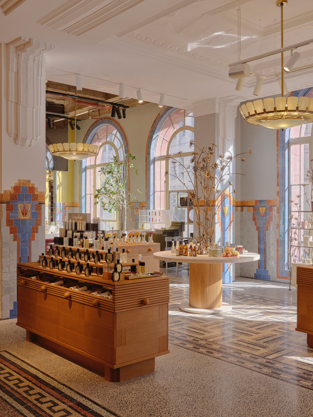 Flagship retail store animated view