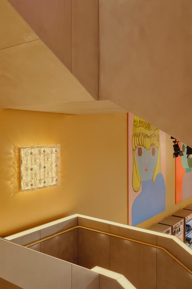 299 Bourke Street — stair in the MECCA flagship